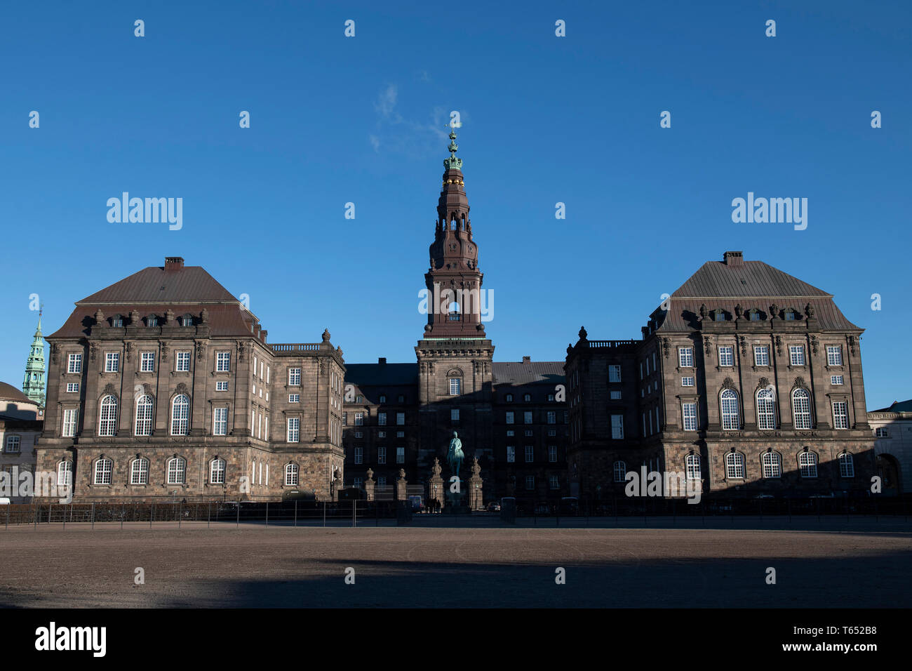 Palais de Christiansborg, à Copenhague, Danemark Banque D'Images