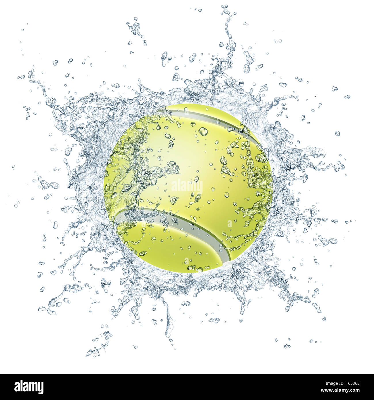 Balle de tennis Banque D'Images