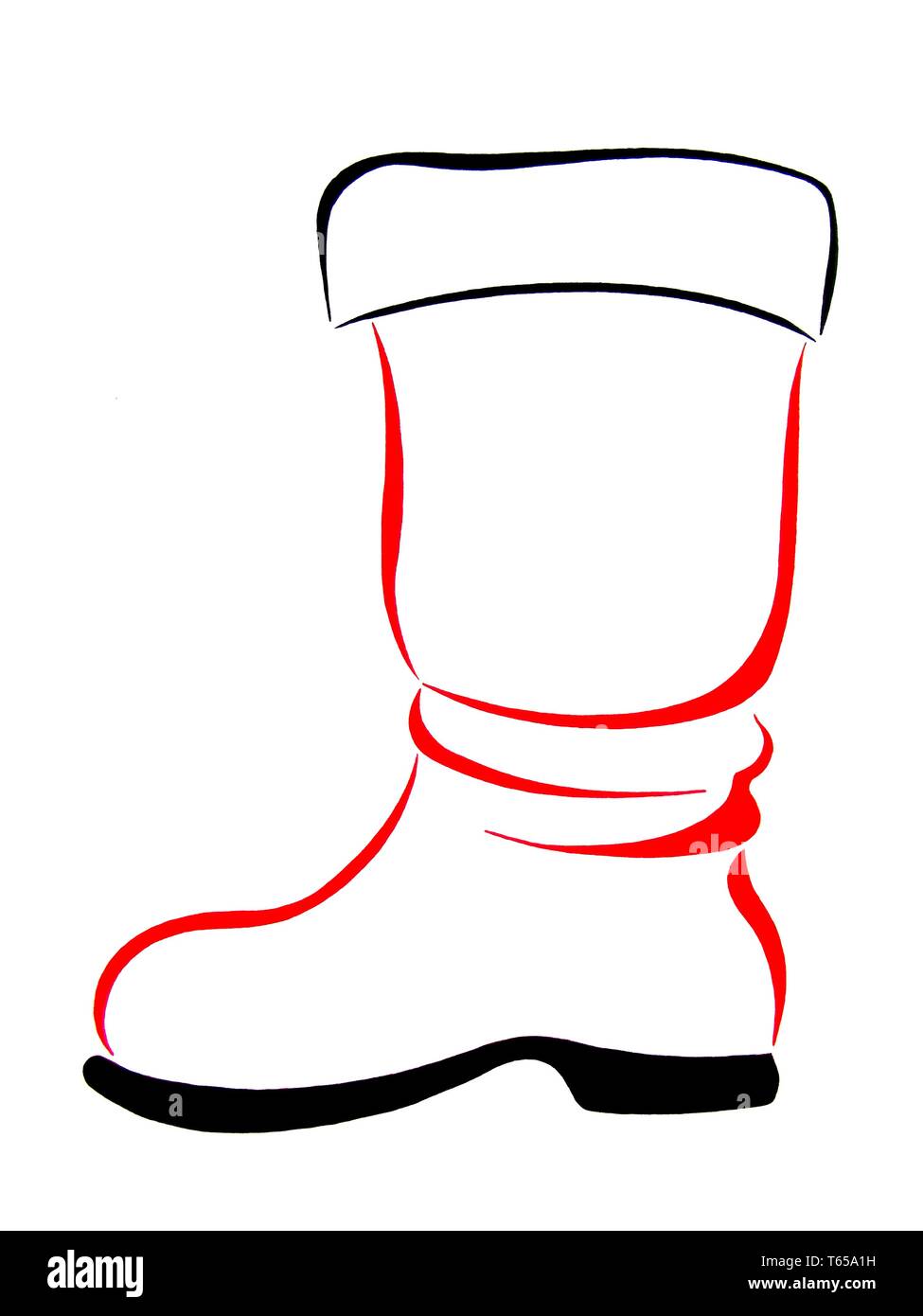 Botte de Noël Banque D'Images