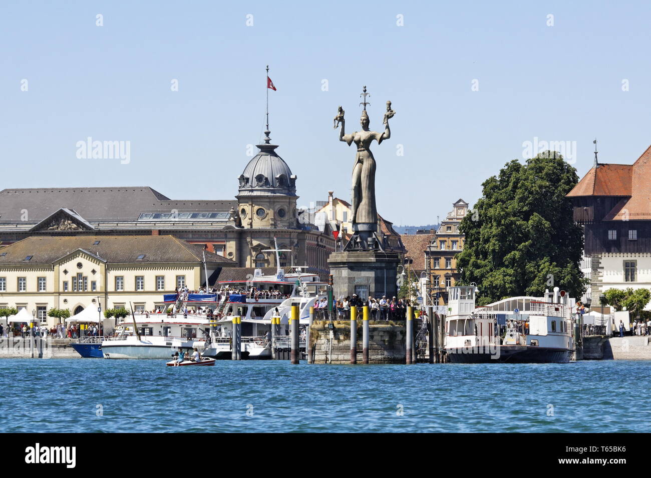 Le lac de Constance, Allemagne du Sud, d'avant-pays alpin Banque D'Images