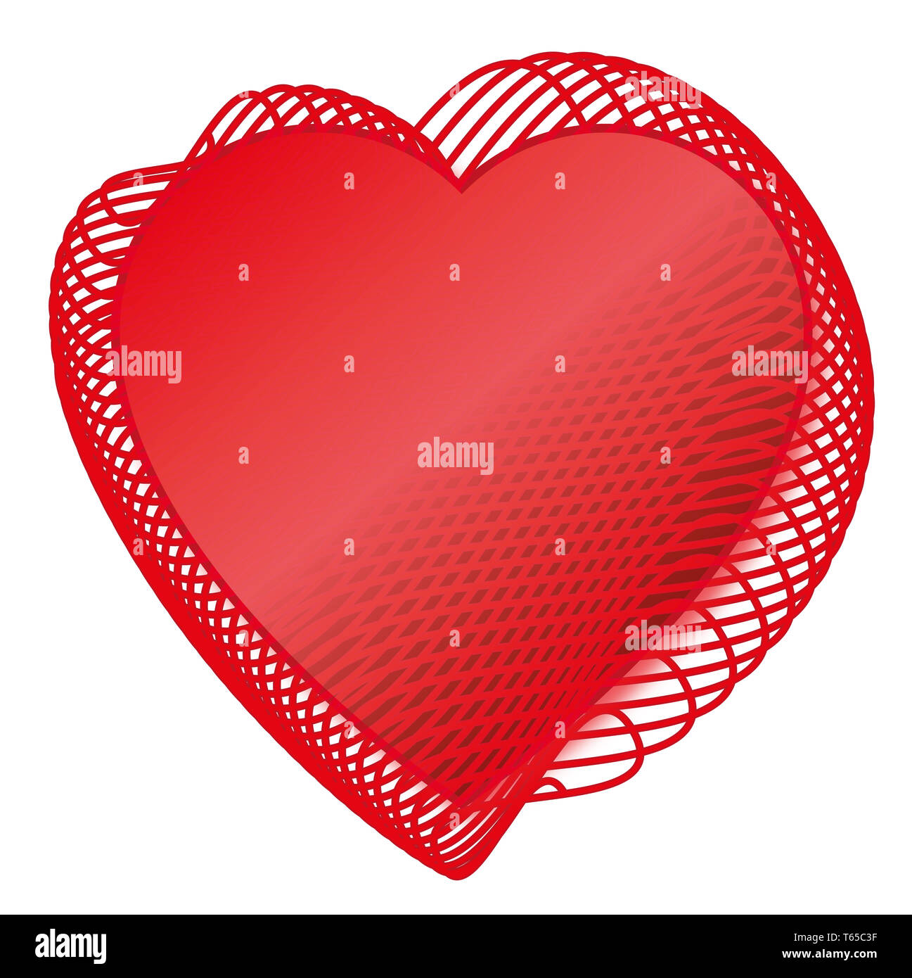 Valentine love chauffe Banque D'Images