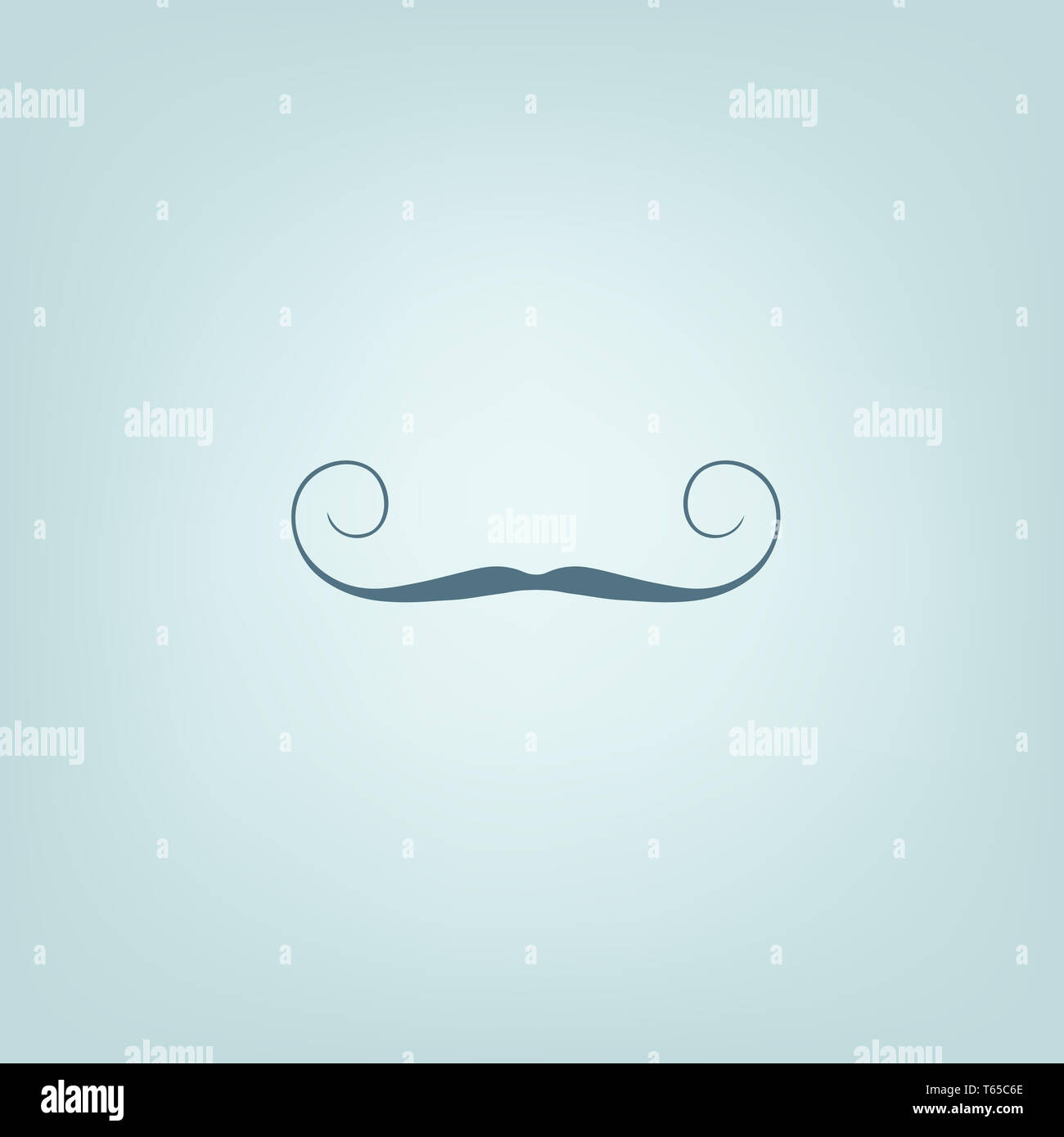 Conception de moustache Banque D'Images