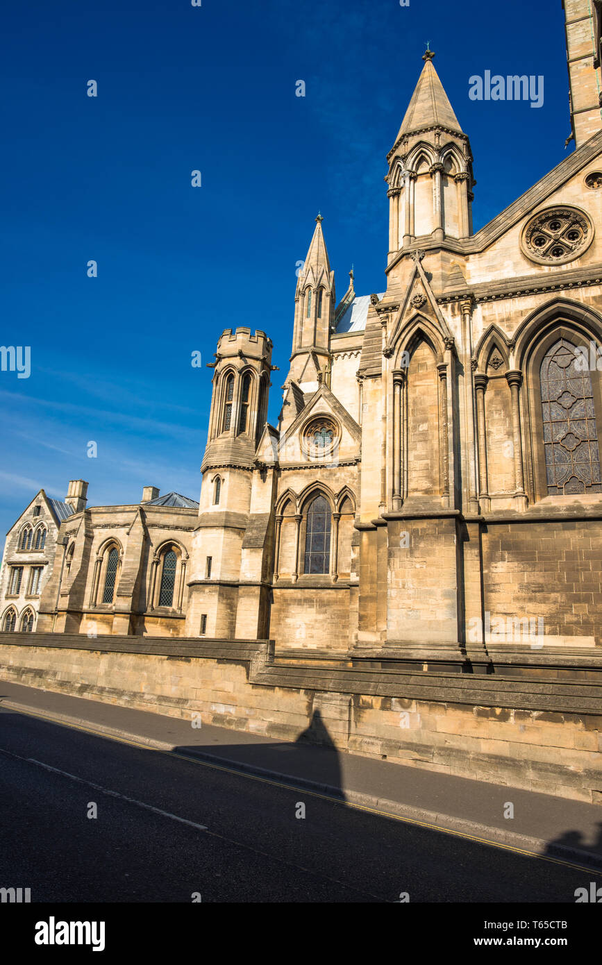 La cathédrale catholique romaine de St Jean le Baptiste dans le centre-ville de Norwich, Norfolk, East Anglia, Angleterre, Royaume-Uni. Banque D'Images