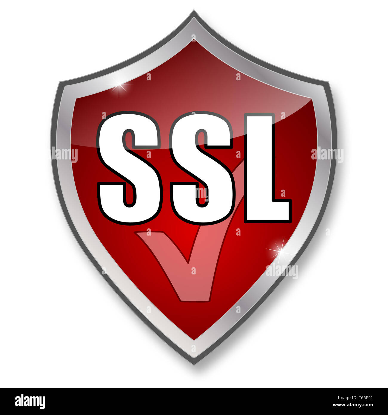 Le cryptage SSL - Sécurité internet ordinateur il Banque D'Images