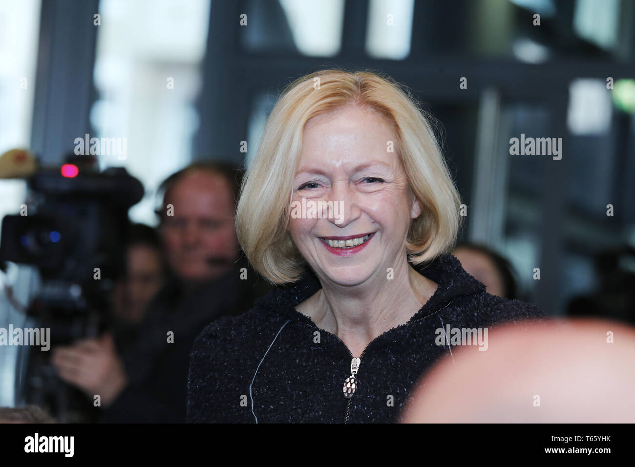 Johanna Wanka, Ministre de l'éducation et de la recherche. Banque D'Images