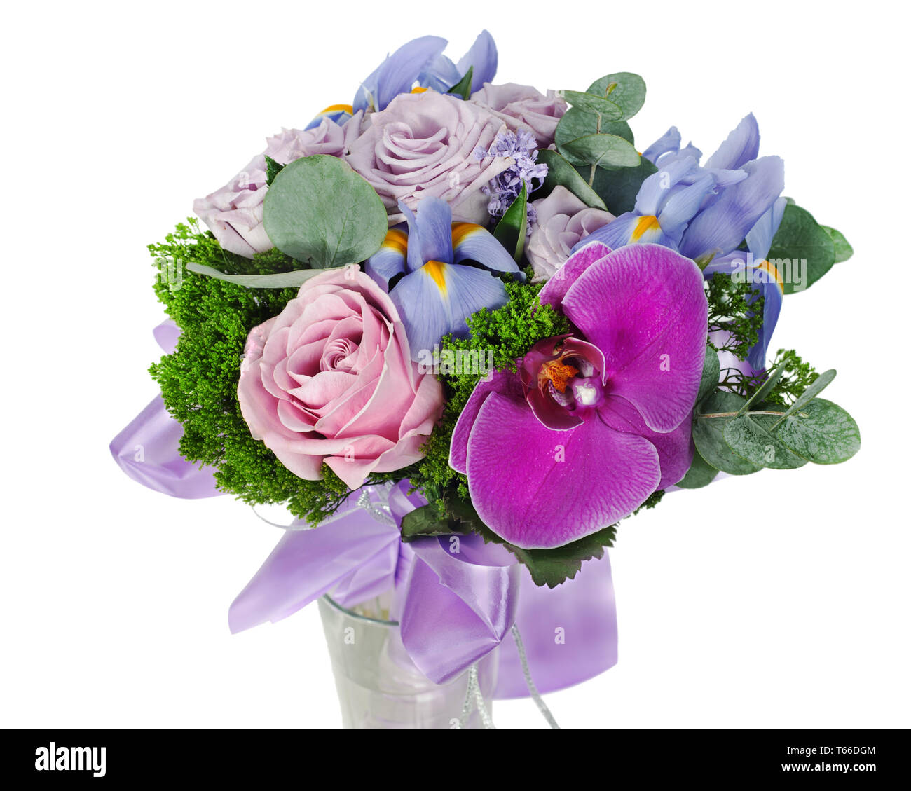 Bouquet de mariage coloré de fleurs pour mariée de ros Photo Stock - Alamy
