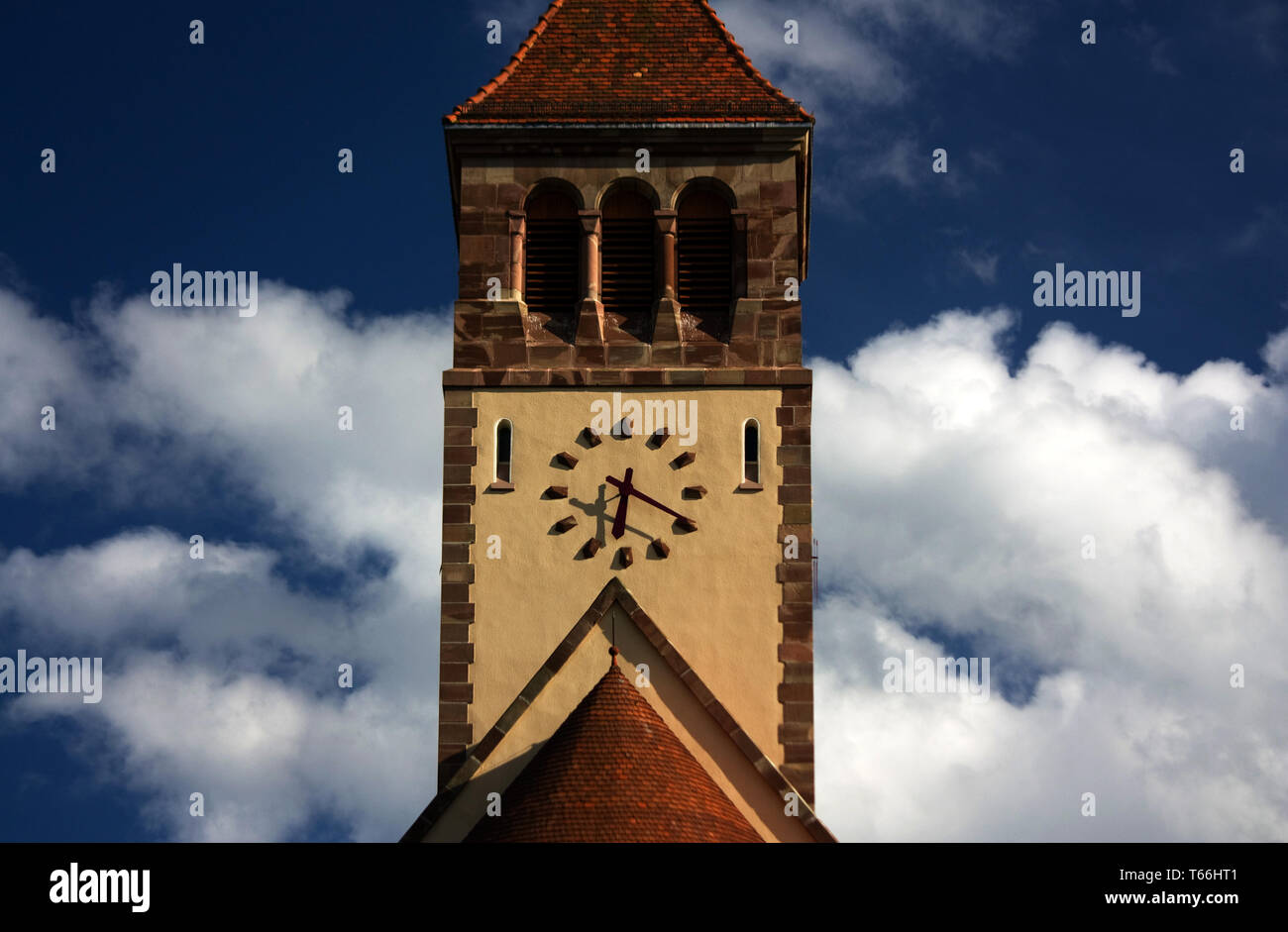 Tour de St Augustin Collège, Lorraine, France Banque D'Images