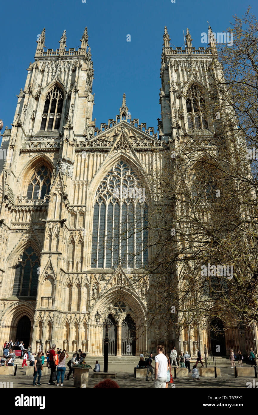 York Minster Banque D'Images