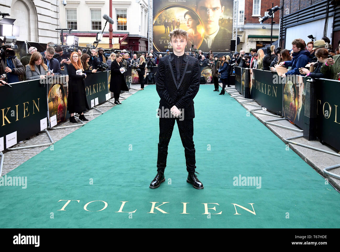 Participation à l'Ty Tennant UK premiere de Tolkien s'est tenue au Curzon Mayfair, Londres Banque D'Images