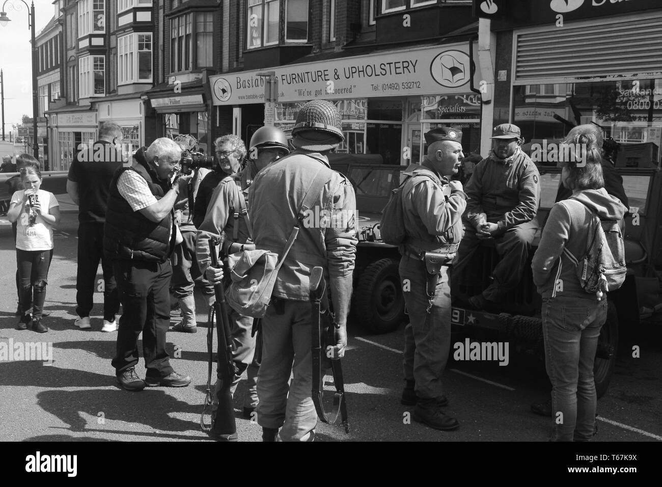 Festival 1940 à Colwyn Bay Banque D'Images