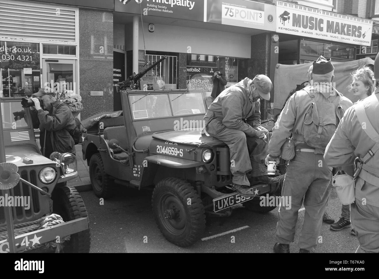 Festival 1940 à Colwyn Bay Banque D'Images