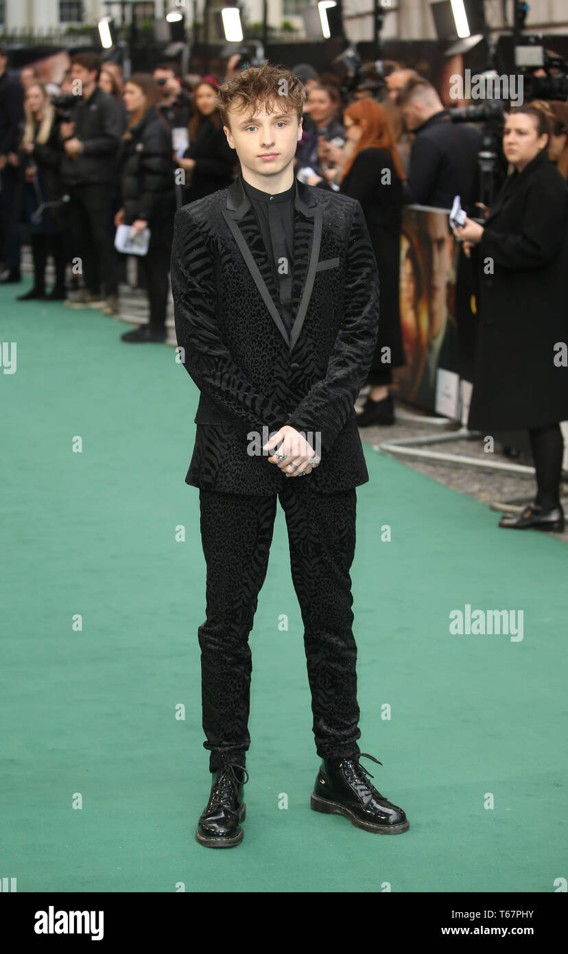 Participation à l'Ty Tennant UK premiere de Tolkien s'est tenue au Curzon Mayfair, Londres . PRESS ASSOCIATION. Photo date : lundi 29 avril, 2019. Crédit photo doit se lire : Isabel Infantes/PA Wire Banque D'Images