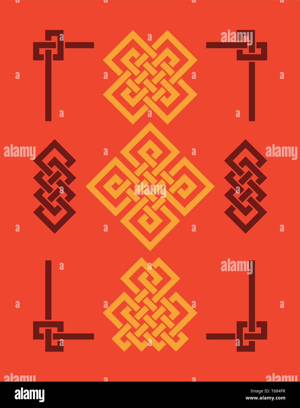 jeu-de-noeuds-sans-fin-heureuse-chine-ornement-symbole-de-l-ternel