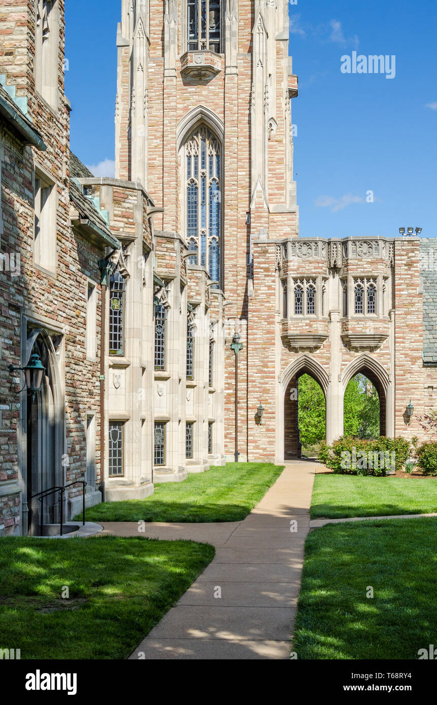 Bâtiments et Campus de Concordia Seminary à Clayton Banque D'Images