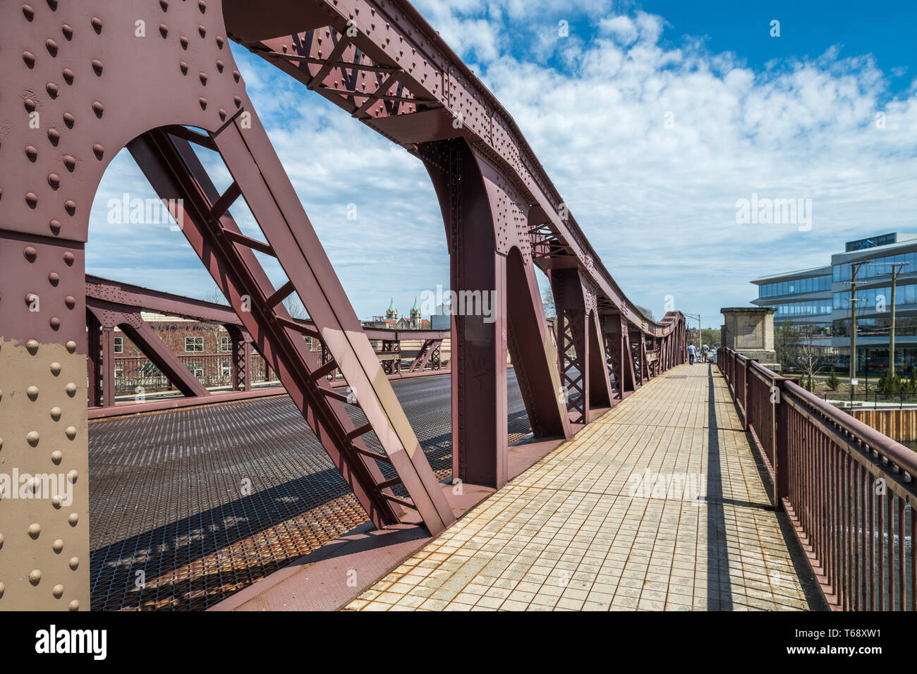 Pont de l'avenue Webster Banque D'Images