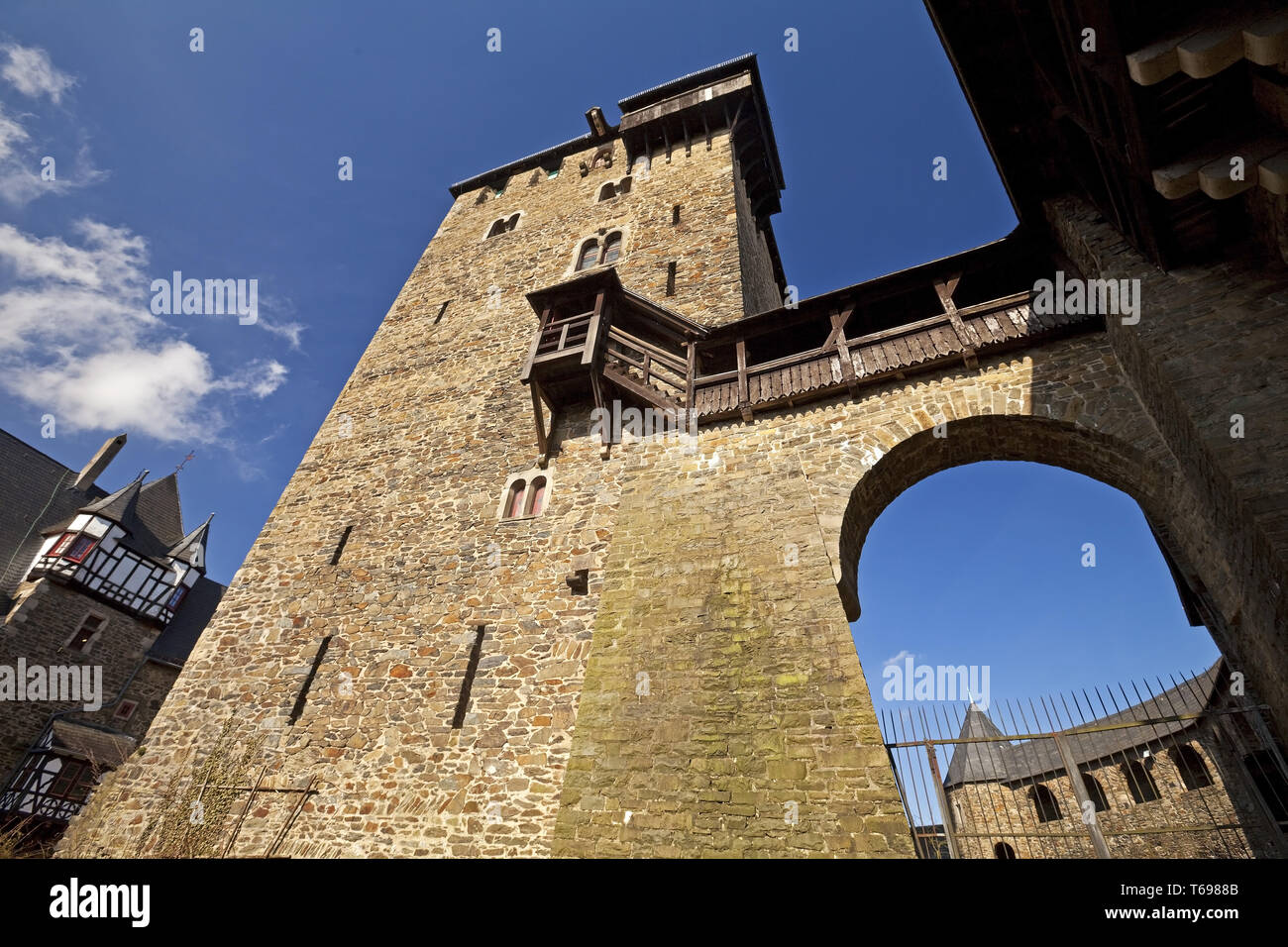 Le château de Burg, Solingen, région du Bergisches Land, Nord-Rhénanie-Westphalie, Allemagne Banque D'Images