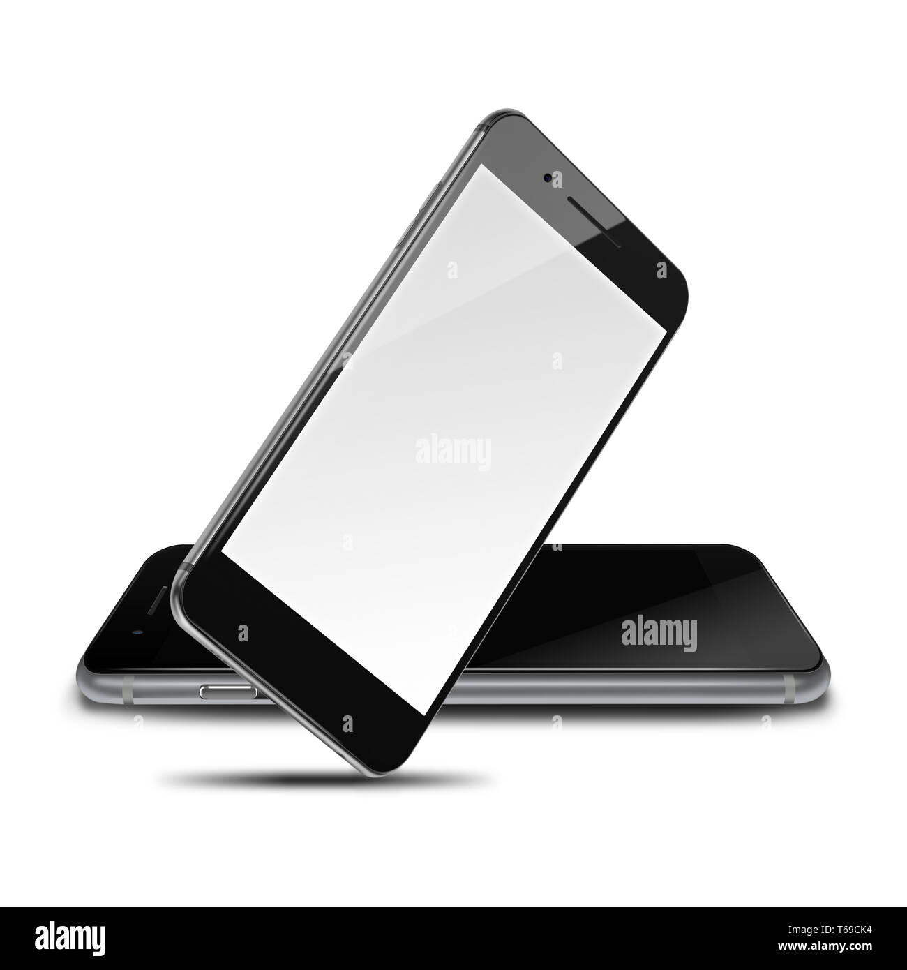 Les téléphones mobiles intelligents. Banque D'Images