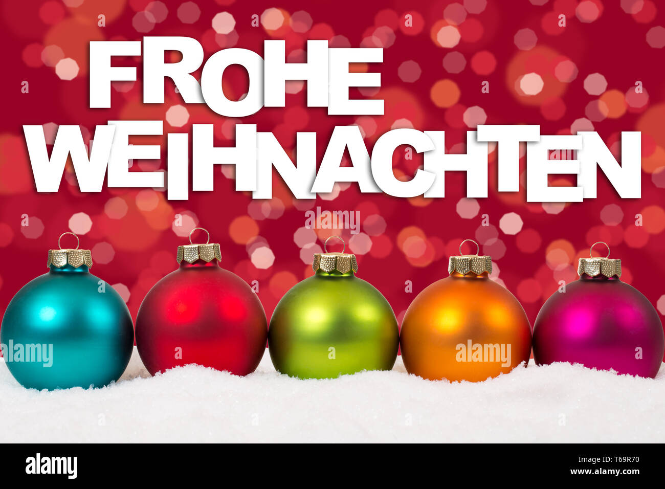 Frohe weihnachten Banque de photographies et d’images à haute