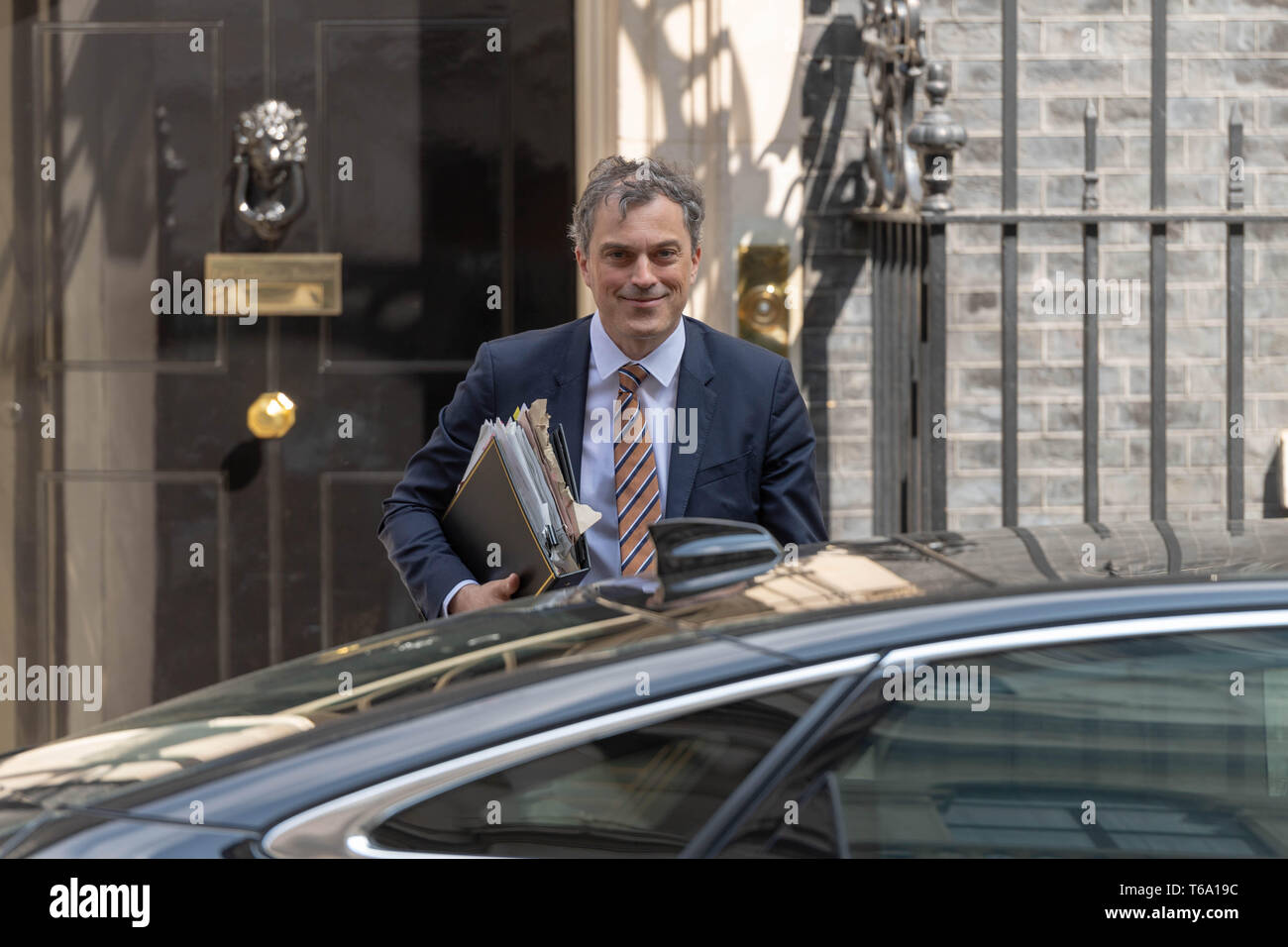 London 30thApril 2019, Julian Smith Whip en chef laisse une réunion du Cabinet au 10 Downing Street, London Credit Ian Davidson/Alamy Live News Banque D'Images