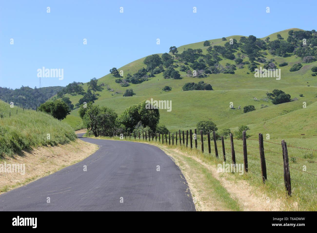 Black Diamond Mines Regional Preserve et Antioch, Californie Banque D'Images