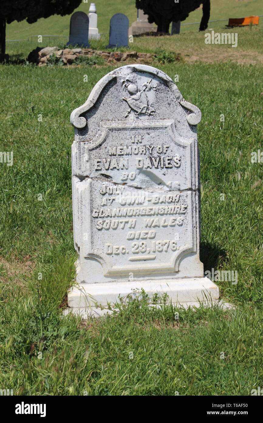 Rose Hill Cemetery, Black Diamond Mines Regional Preserve et Antioch, Californie Banque D'Images