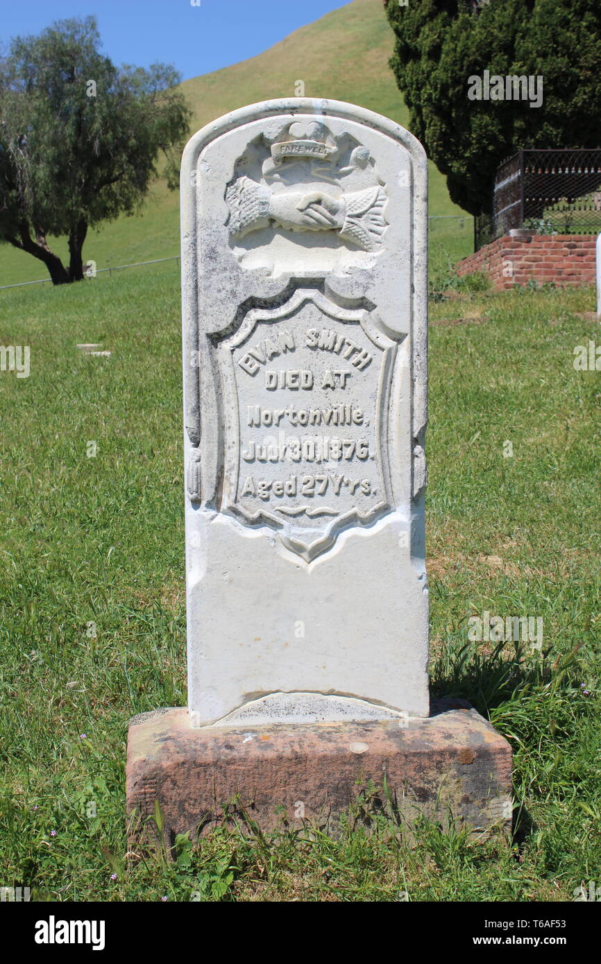 Rose Hill Cemetery, Black Diamond Mines Regional Preserve et Antioch, Californie Banque D'Images