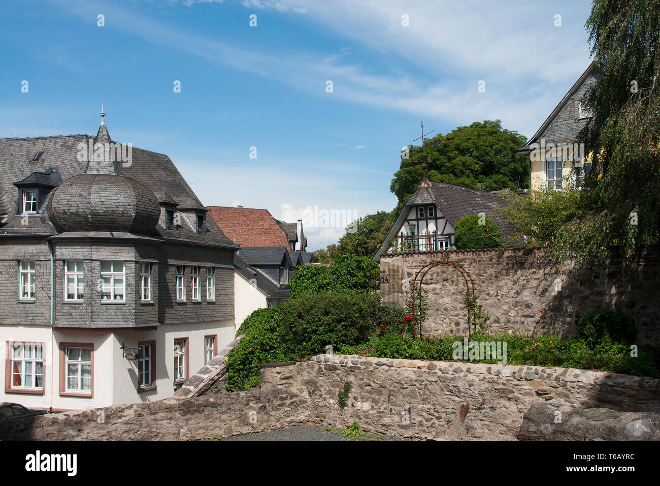 Maisons de la ville allemande wetzlar Banque D'Images