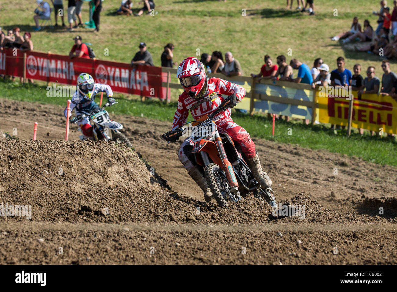 MOTOCROSS INTER Championnat Suisse Malters, Lucerne, Suisse, Europe Banque D'Images