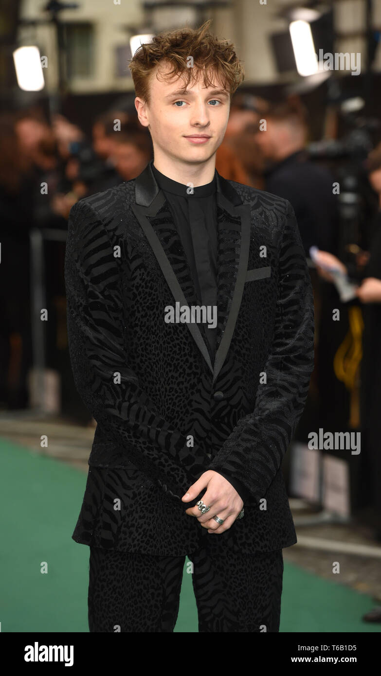 La photo doit être crédité ©Presse Alpha 079965 29/04/2019 Tolkien Ty Tennant UK Premiere At Curzon Mayfair London Banque D'Images