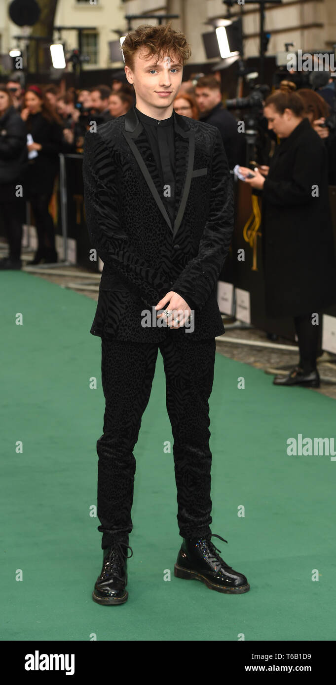 La photo doit être crédité ©Presse Alpha 079965 29/04/2019 Tolkien Ty Tennant UK Premiere At Curzon Mayfair London Banque D'Images