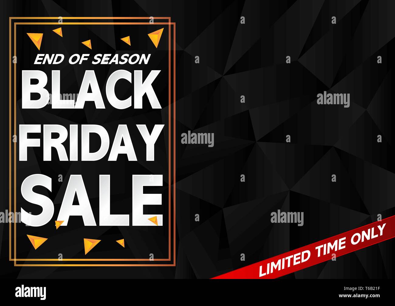 Le vendredi noir vente banner abstract vector background design Illustration de Vecteur
