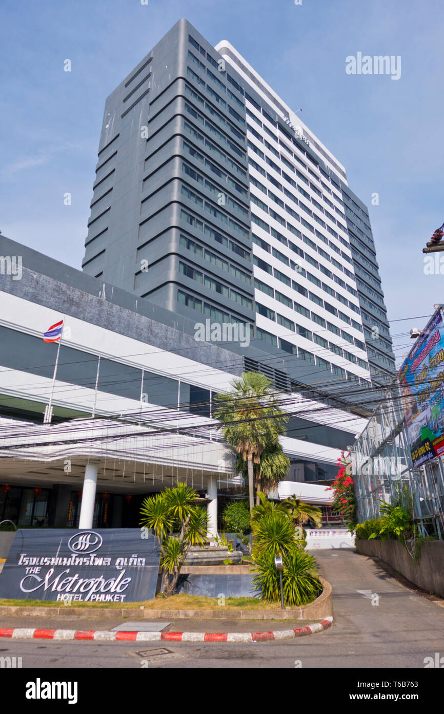 L'Hôtel Métropole, la ville de Phuket, Thaïlande Banque D'Images