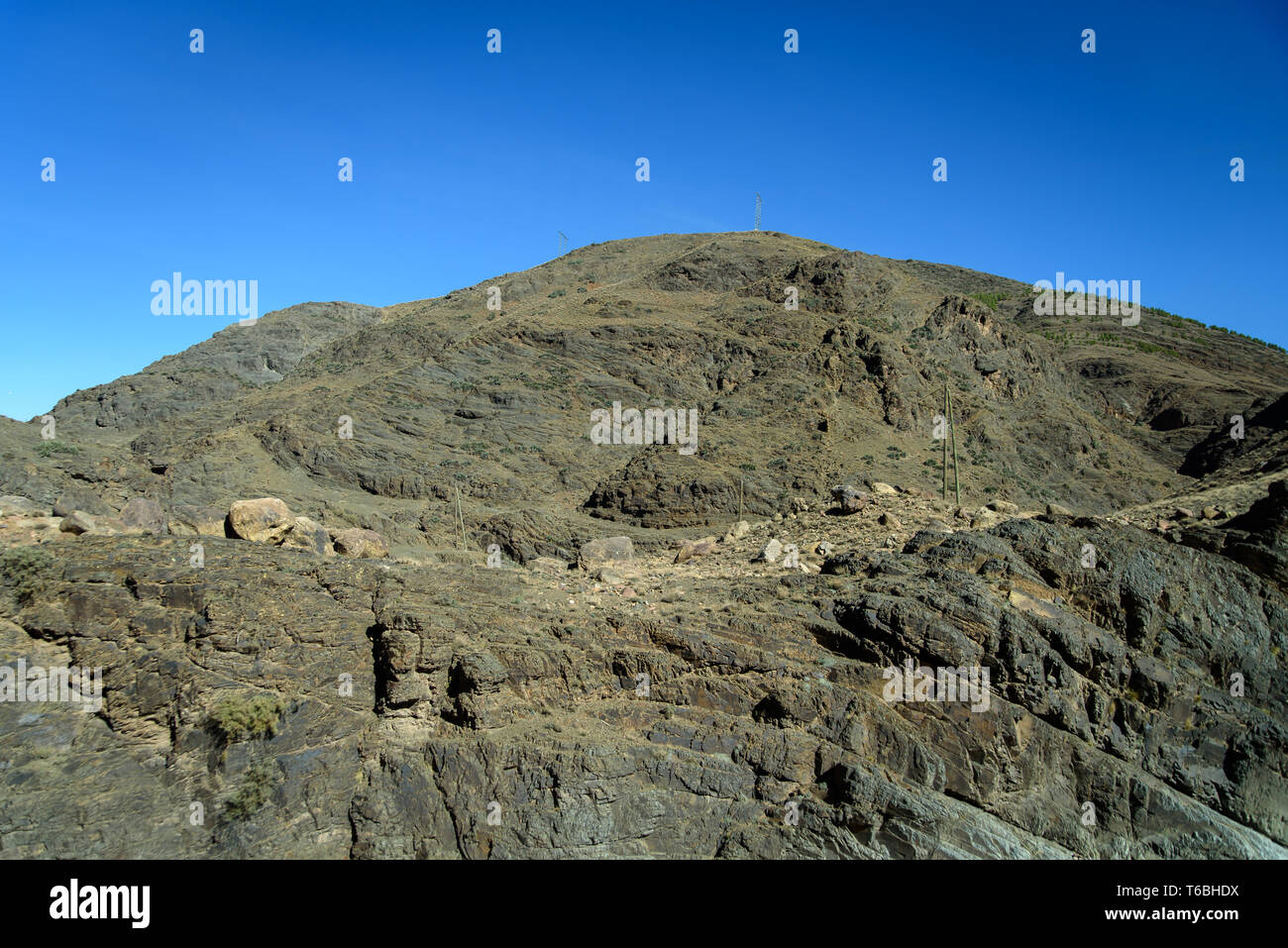 Paysage pittoresque, Atlas, Maroc Banque D'Images