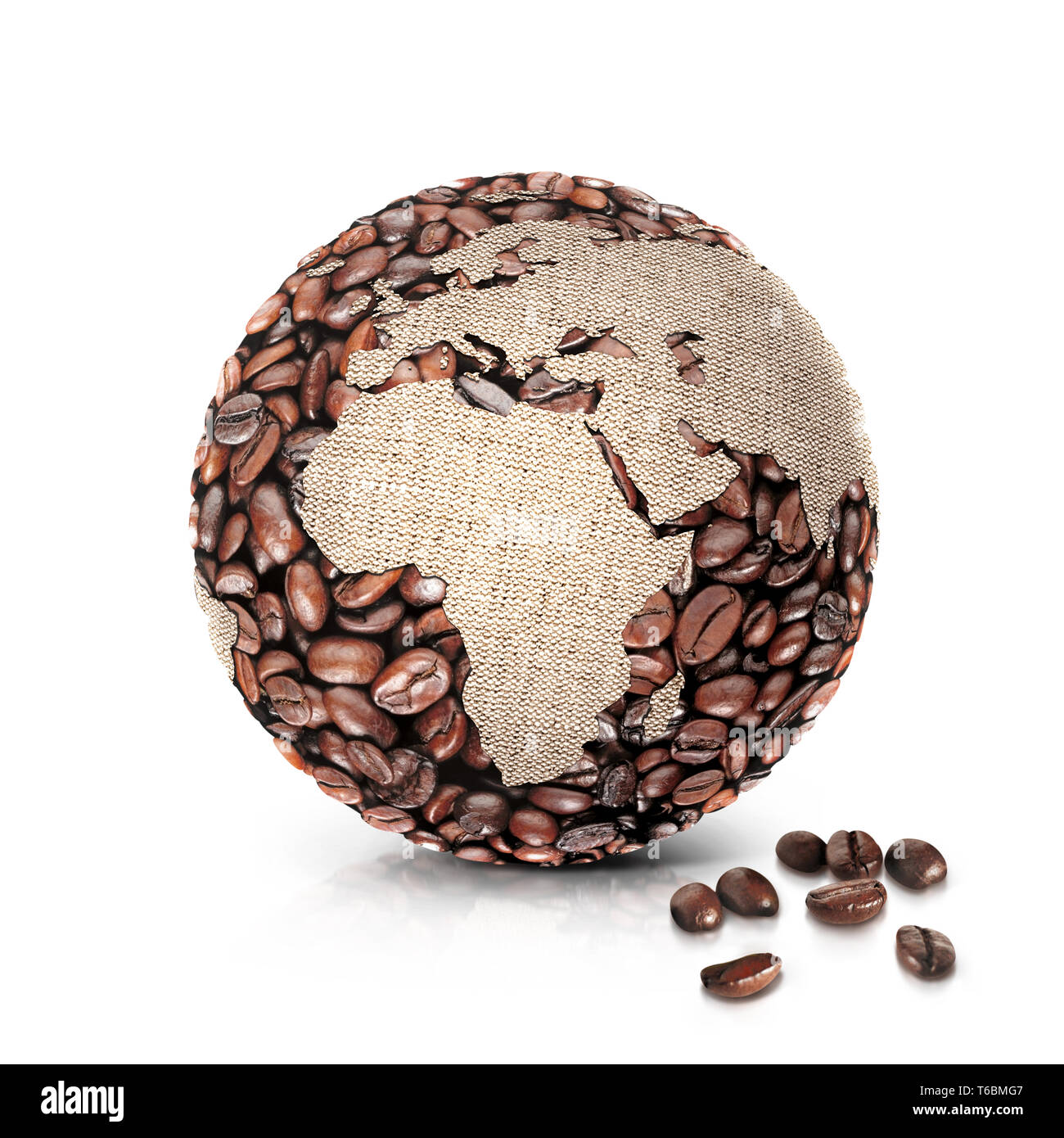 Grains de café Banque D'Images