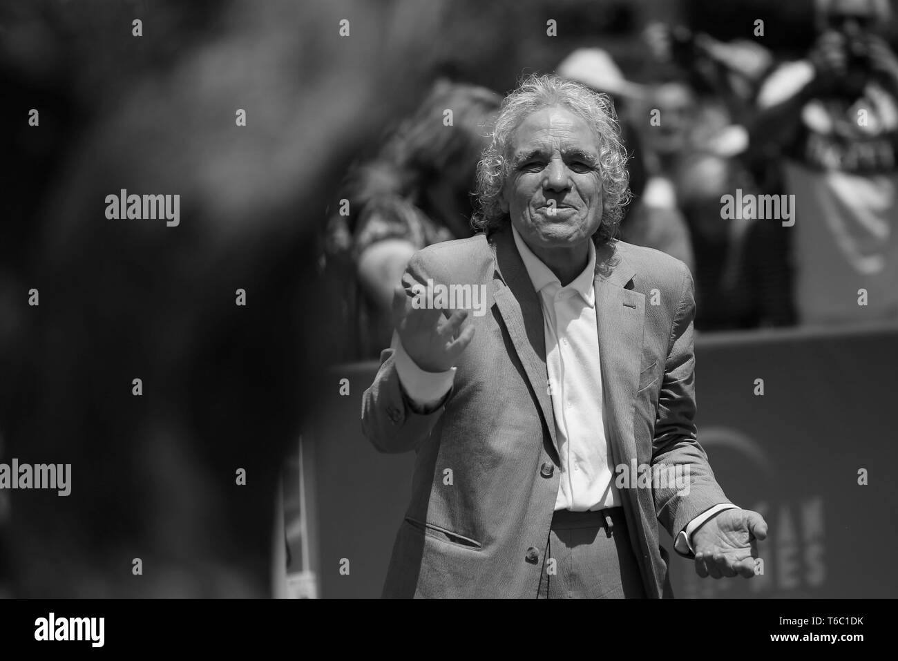 CANNES, FRANCE - 23 MAI 2017 : Abel Ferrara sur le Festival de Cannes 70e anniversaire tapis rouge (Photo : Mickael Chavet) Banque D'Images