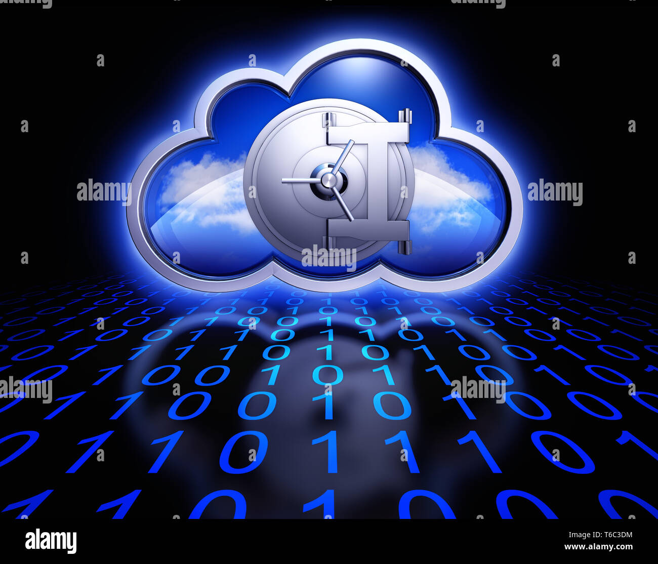 le cloud computing Banque D'Images