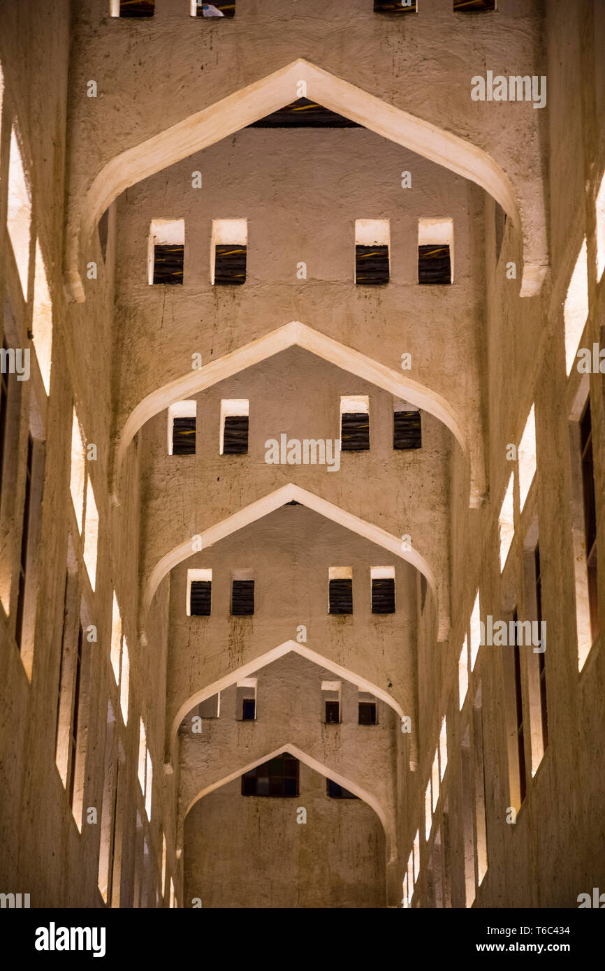 Souk, Souk Waqif Falcon, Doha, Qatar Banque D'Images