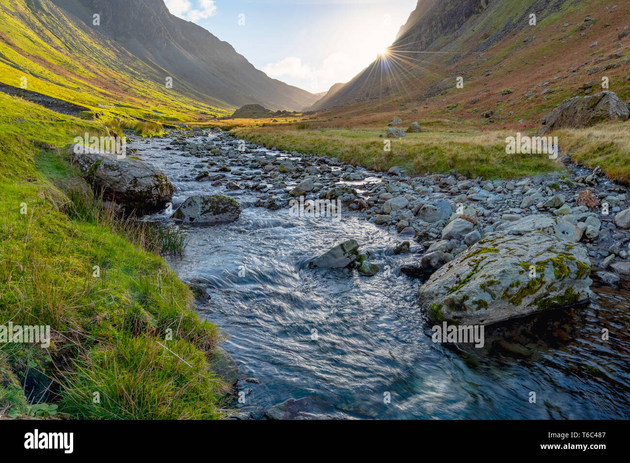 UK, Cumbria, Lake District, Honister Pass Banque D'Images