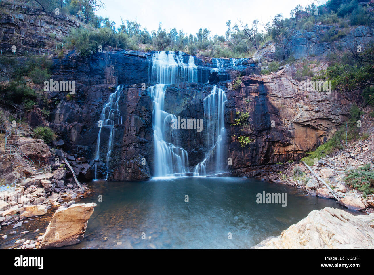 Mackenzie Falls Les Grampians Banque D'Images