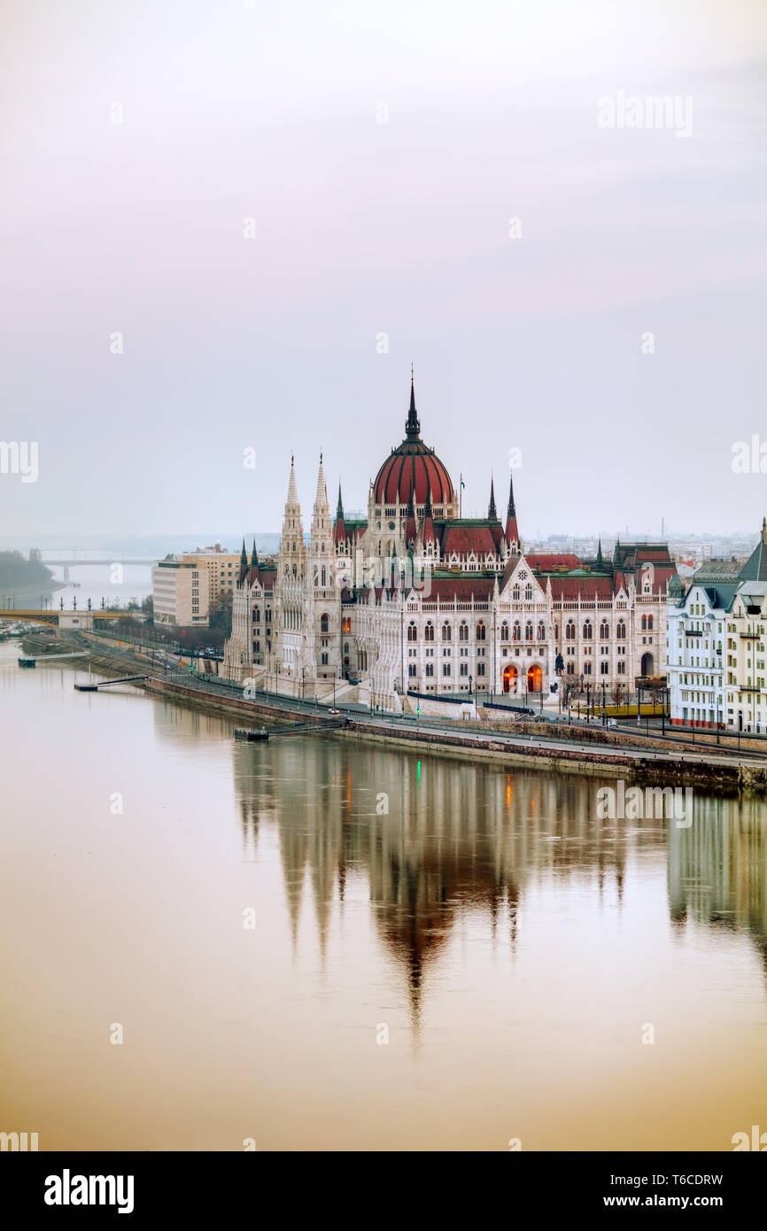 Parlement à Budapest, Hongrie Banque D'Images