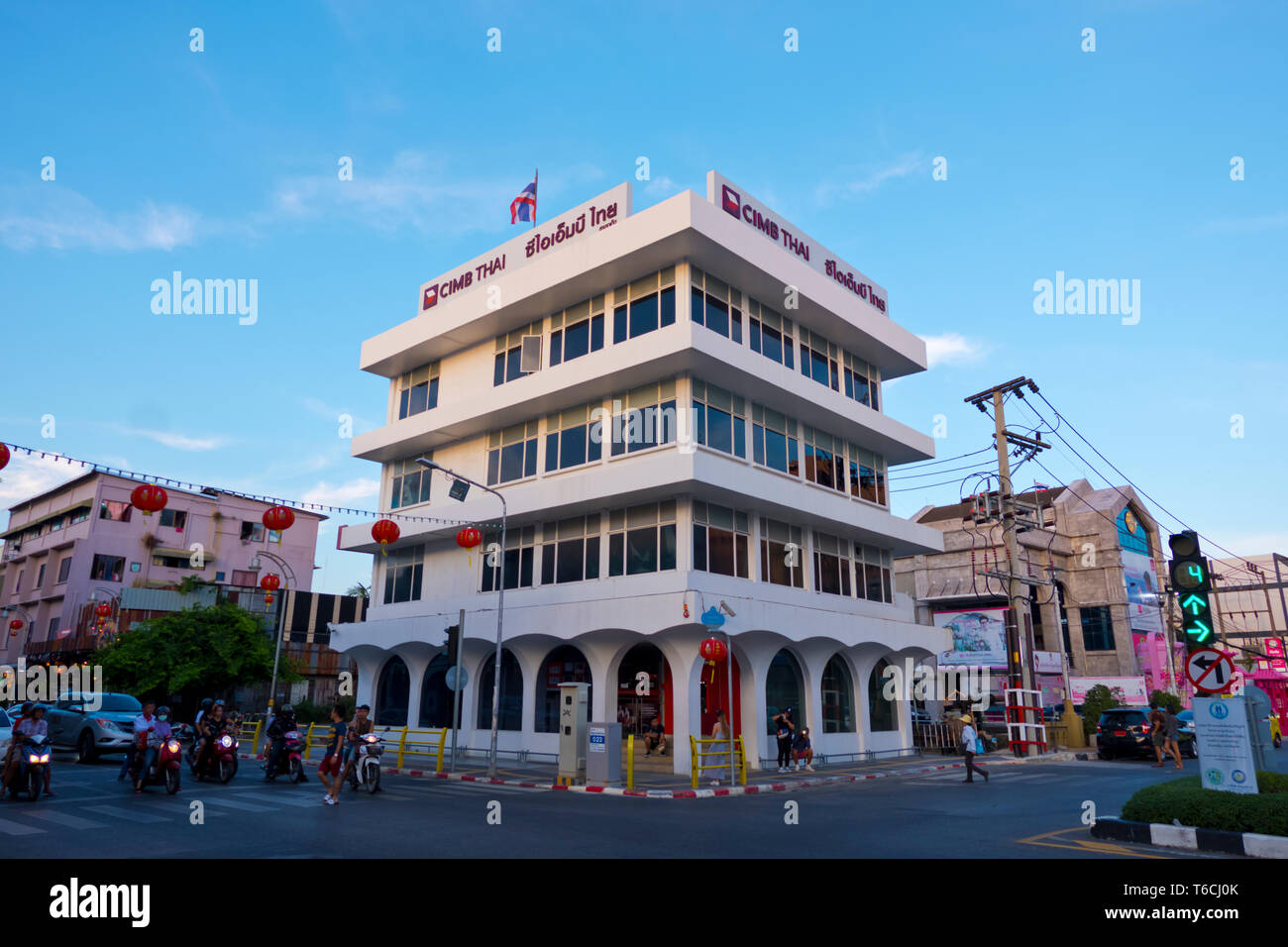 Brokerage, Phuket Road, Old Town, la ville de Phuket, Thaïlande Banque D'Images
