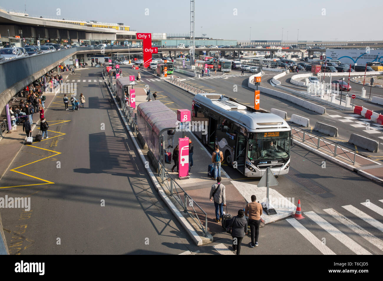 Nouvel aéroport de Paris Orly 1-2-3-4 Banque D'Images