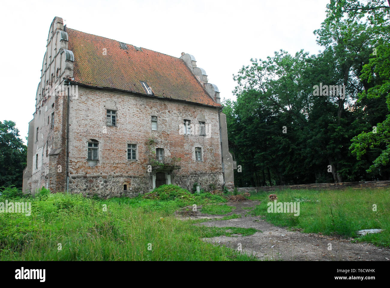 L'Ordre Teutonique château gothique à Gizycko, Pologne. 3 juillet 2008 © Wojciech Strozyk / Alamy Stock Photo Banque D'Images