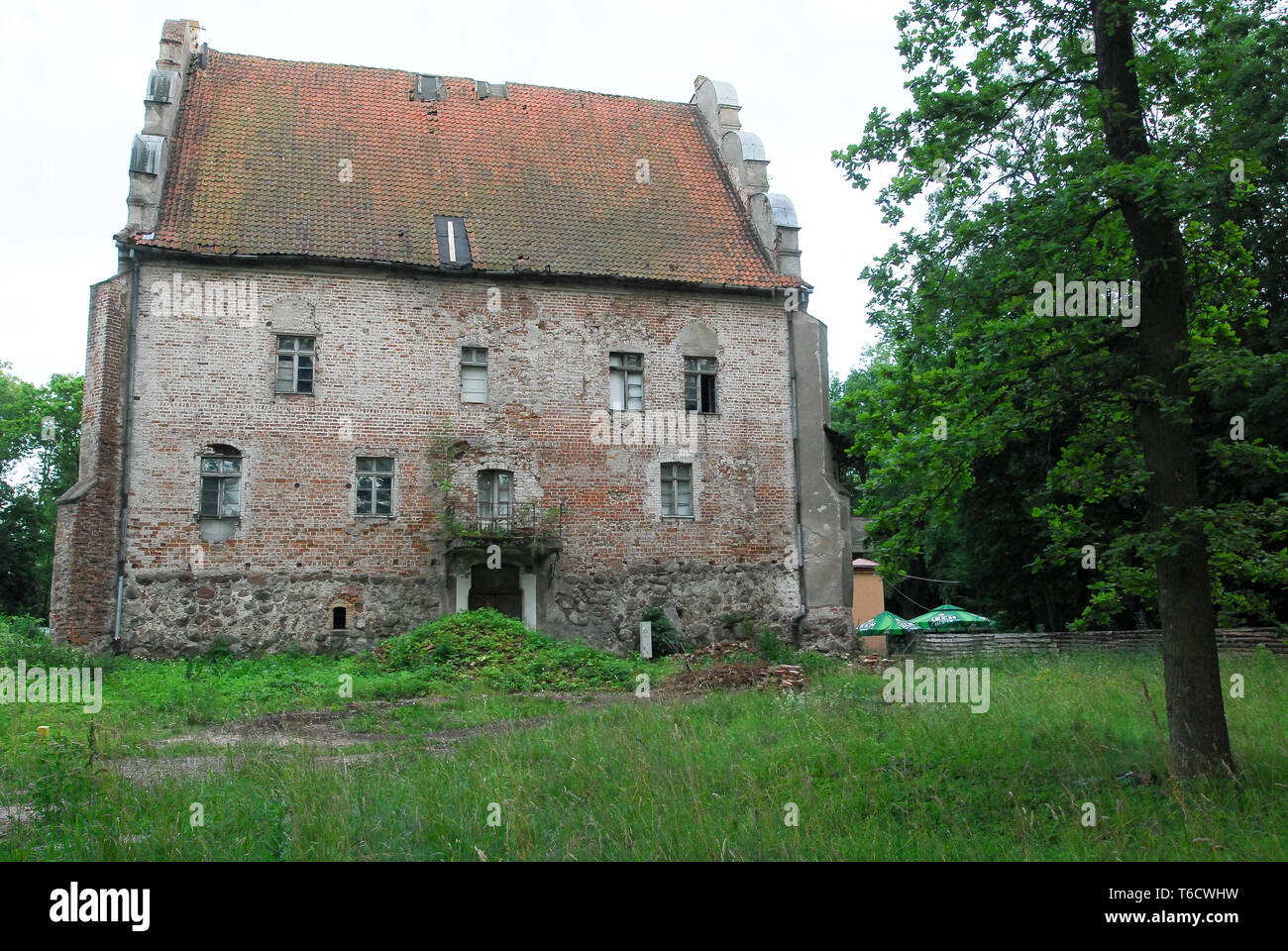 L'Ordre Teutonique château gothique à Gizycko, Pologne. 3 juillet 2008 © Wojciech Strozyk / Alamy Stock Photo Banque D'Images
