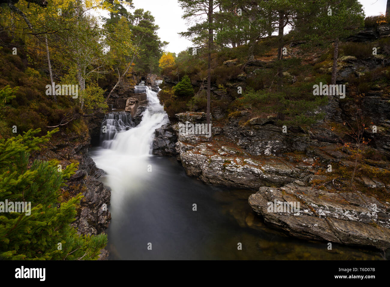 Glen Lui Trail ; Linn de Dee, Ecosse, Royaume-Uni Banque D'Images