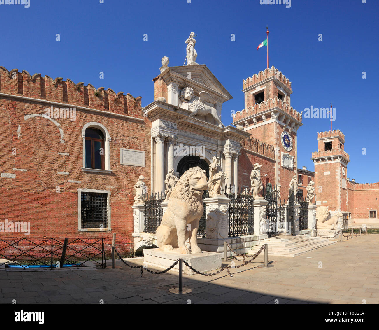 J'/Venezia : Arsenale, Renaissanceportal (um 1400) Banque D'Images