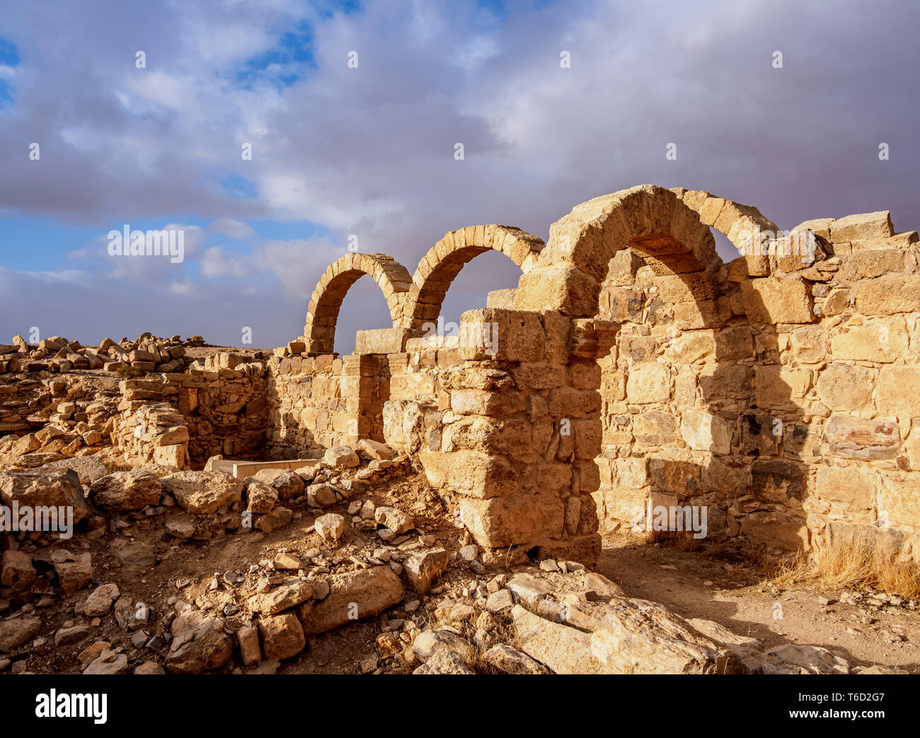 Umm al-Rasas ruines, Limón, Jordanie Banque D'Images