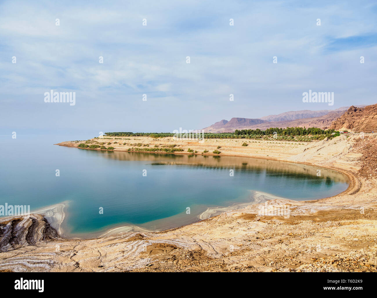 Dead Sea View, le Gouvernorat de Karak, Jordanie Banque D'Images