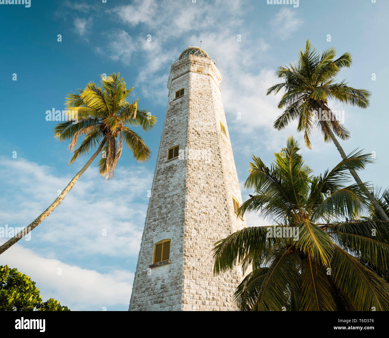 Phare de Dondra, Côte Sud, Sri Lanka, Asie Banque D'Images