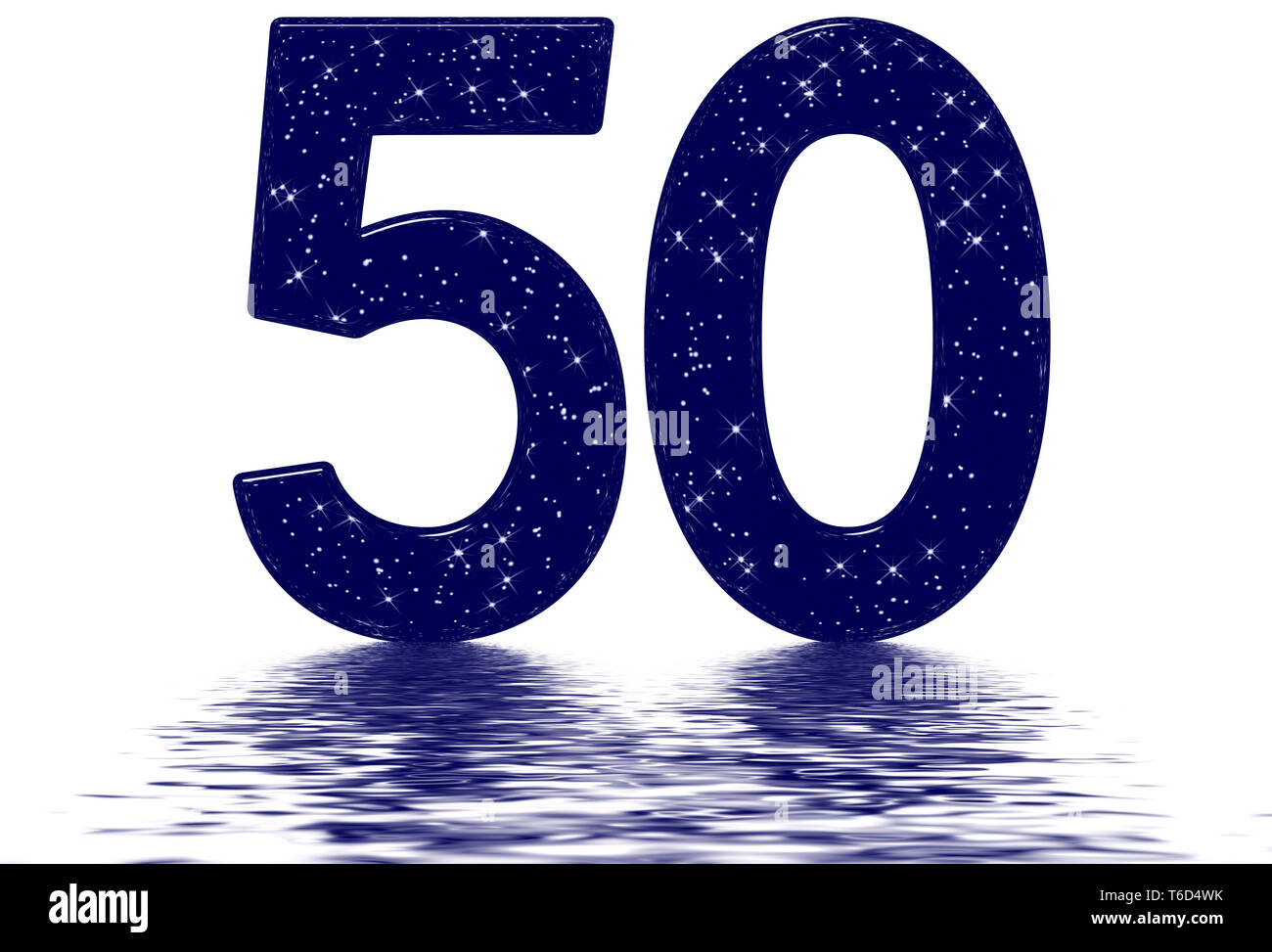 Numeral 50 fifty isolated on Banque d #39 image et photos Alamy